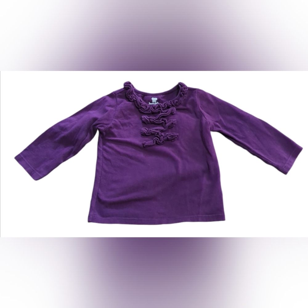 Koala Kids Purple Long Sleeve Top Size 6-9 Months.